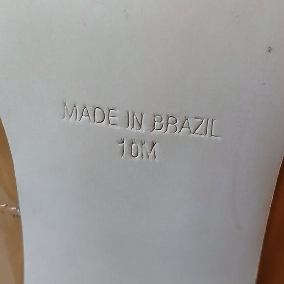 NWOB - STEVE MADDEN Vala Camel Patent Leather High Heel Pumps - Picture 7 of 8